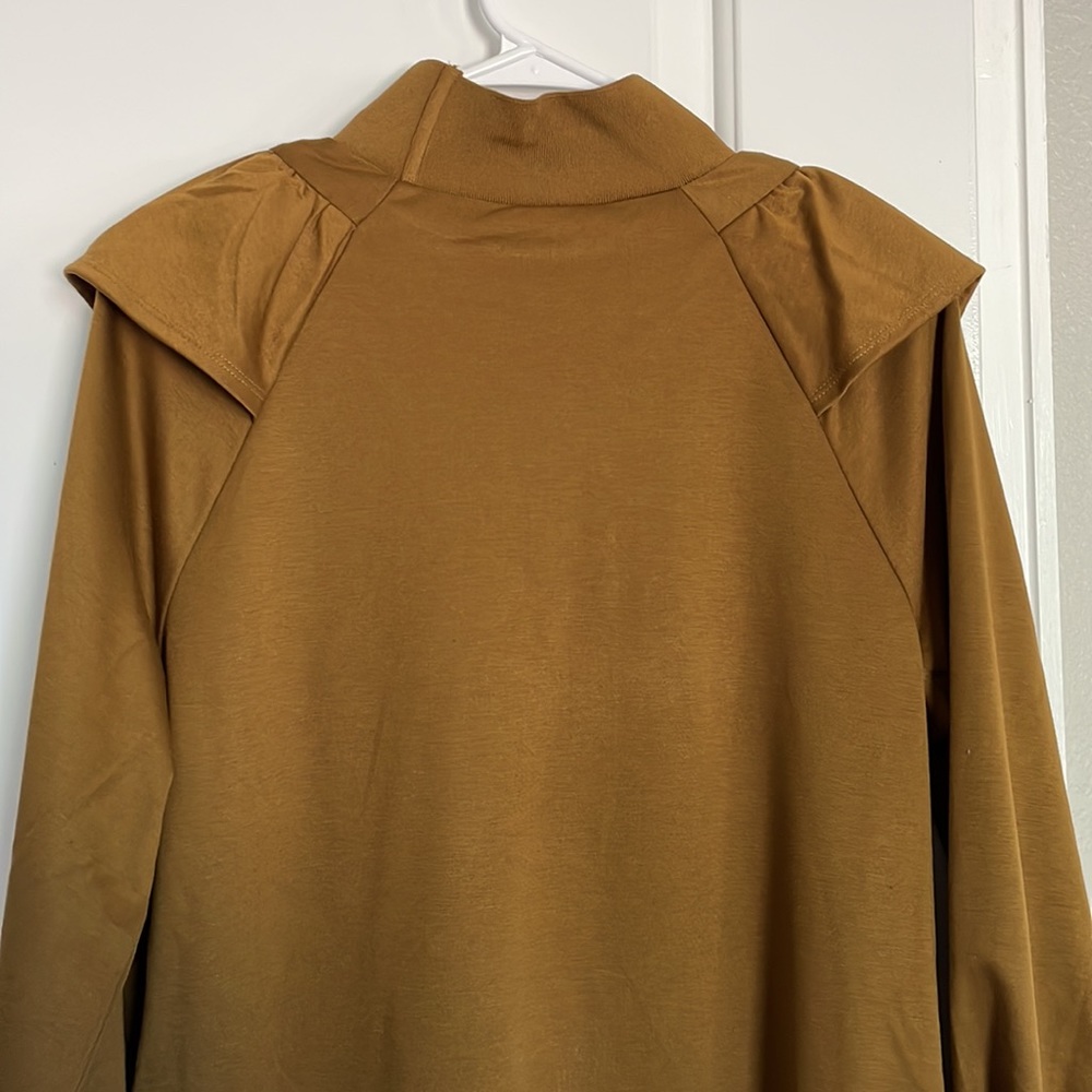 Long Sleeve Turtle Ruffle Dress - Picture 6 of 7